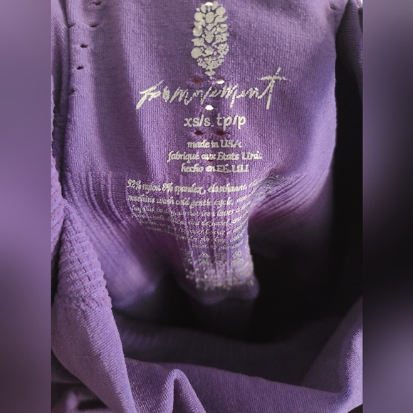 NWOT Good Karma High Neck Onesie in purple - Picture 6 of 6